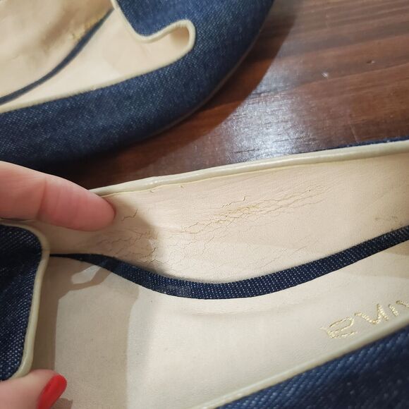 Trndy Blue Denim Flats - Picture 11 of 16